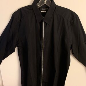 Dolce & Gabbana Black Button-Down Shirt